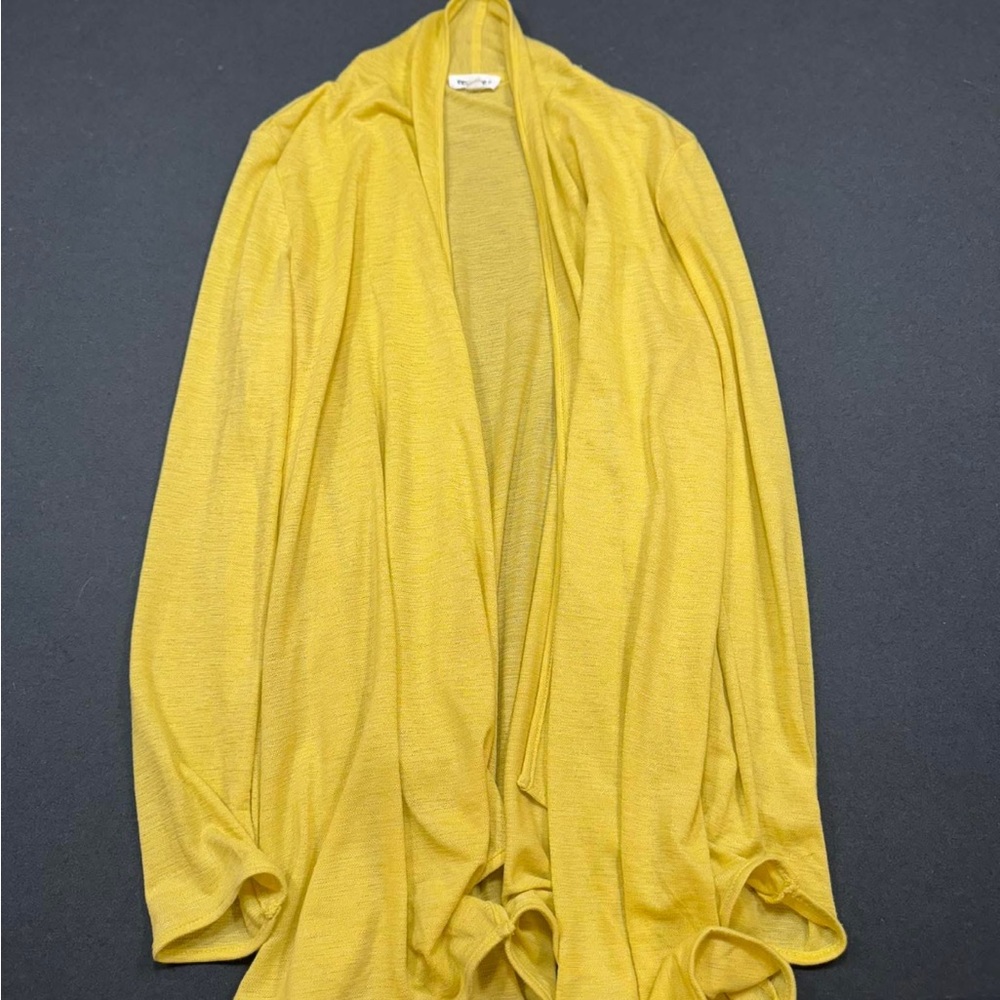 Yellow Open Front Kimono